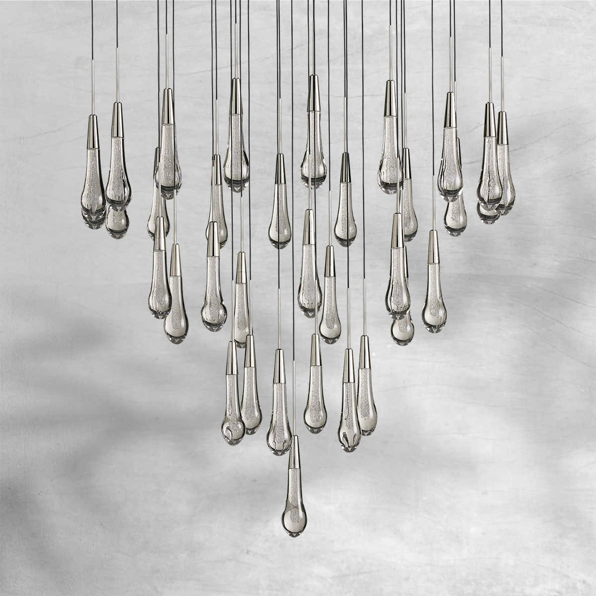 Soltaire Round Chandelier 17"24"36"48''58"