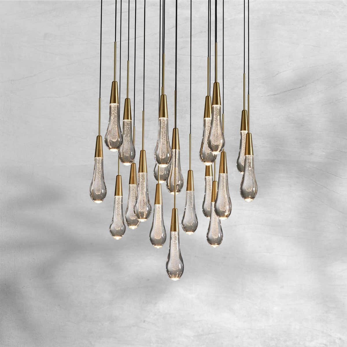 Soltaire Round Chandelier 17"24"36"48''58"