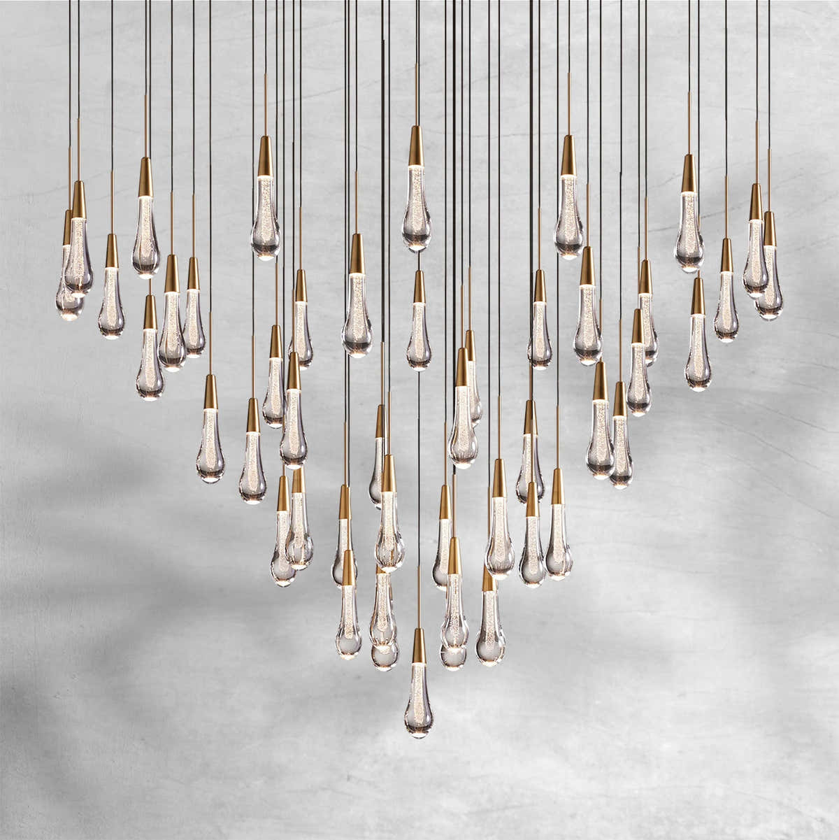 Soltaire Round Chandelier 17"24"36"48''58"