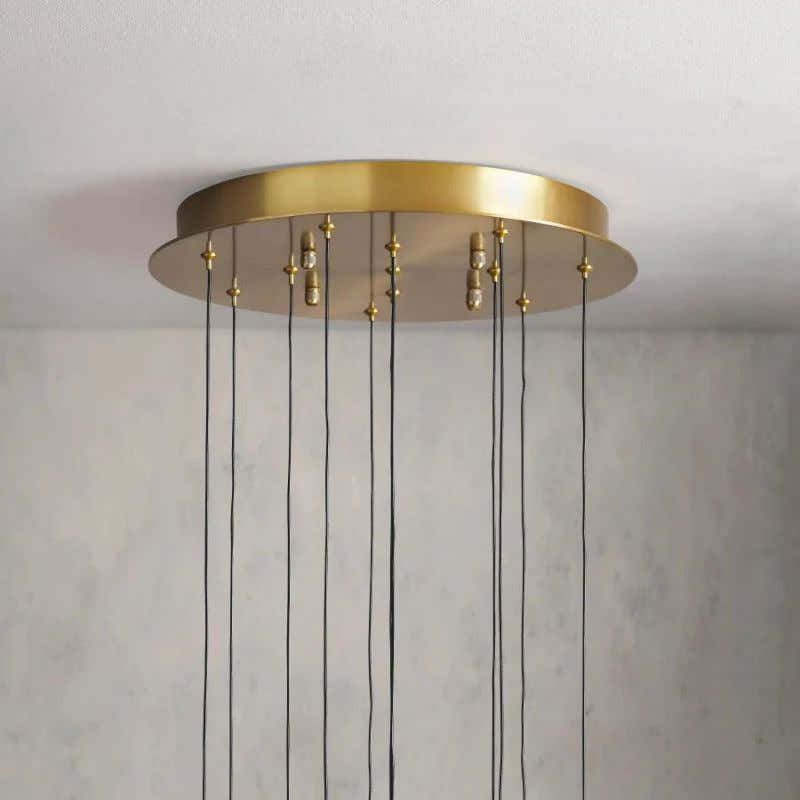 Soltaire Round Chandelier 17"24"36"48''58"