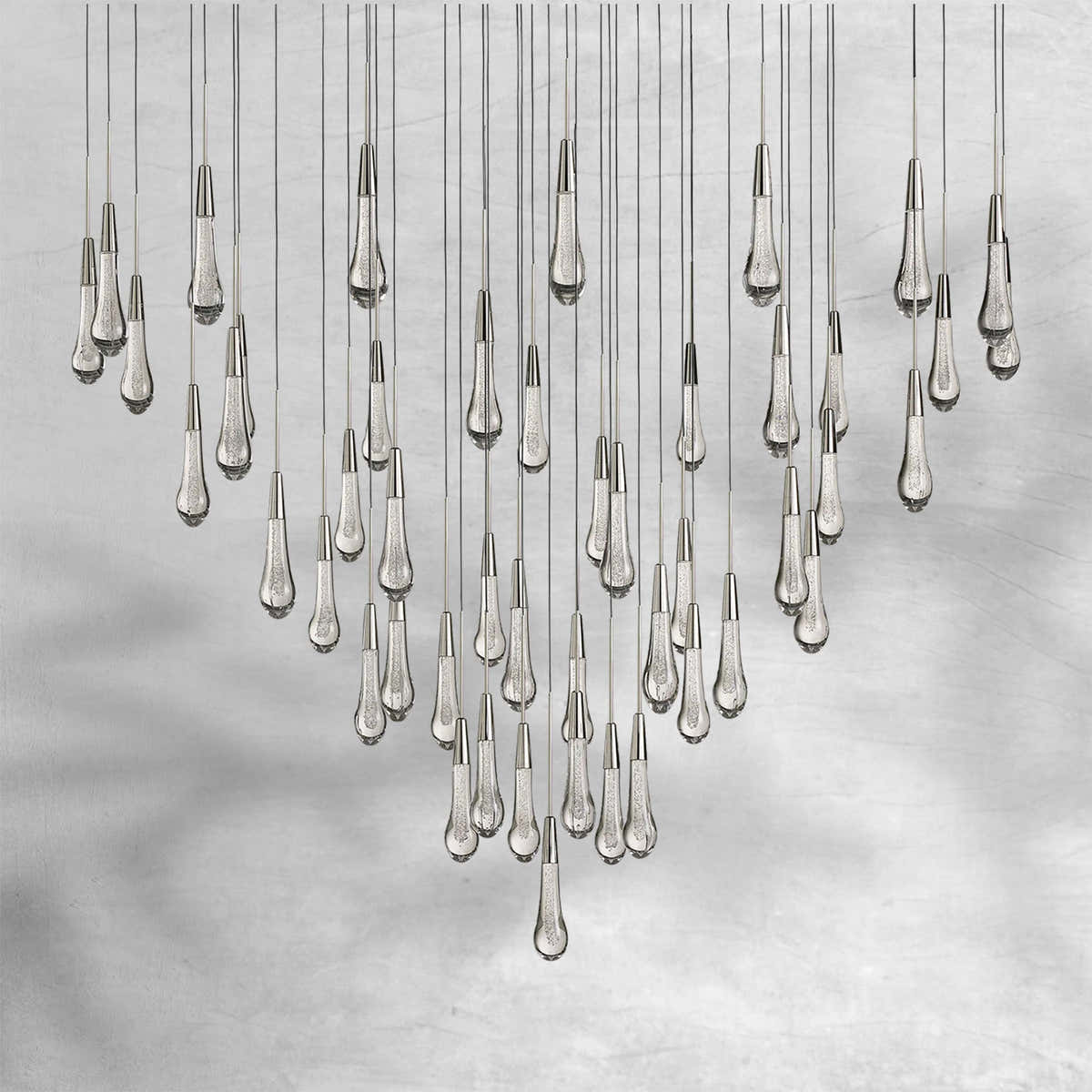 Soltaire Round Chandelier 17"24"36"48''58"