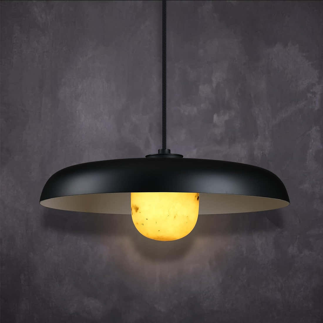 Alabaster Industrial Pendant Lights Kitchen Island - Fast Delivery-1-Luxehomezone