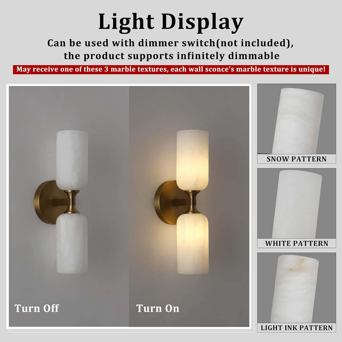 Monty Alabaster Linear Wall Sconce