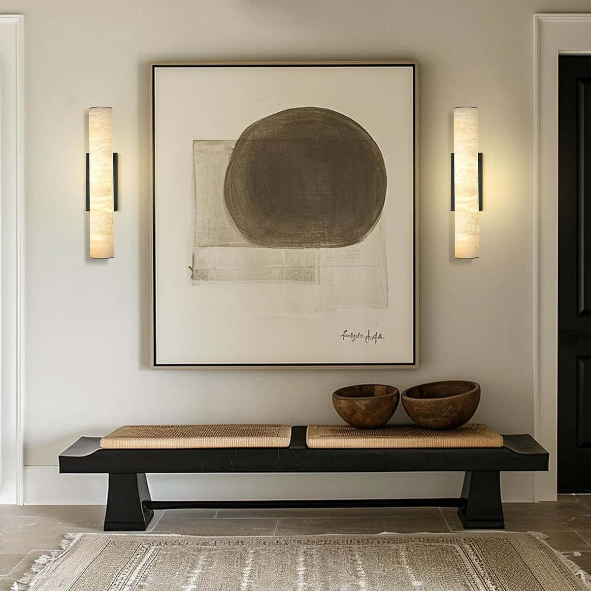 Spanish Natural Marble Sconces - Fast Delivery-1-Luxehomezone