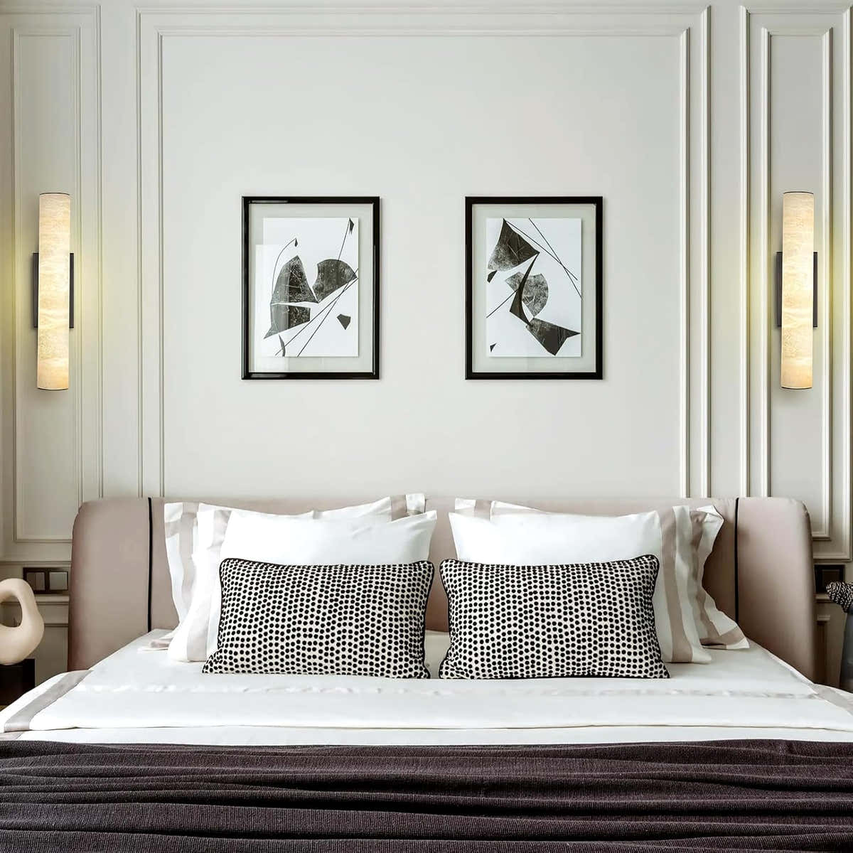 Spanish Natural Marble Sconces - Fast Delivery-1-Luxehomezone
