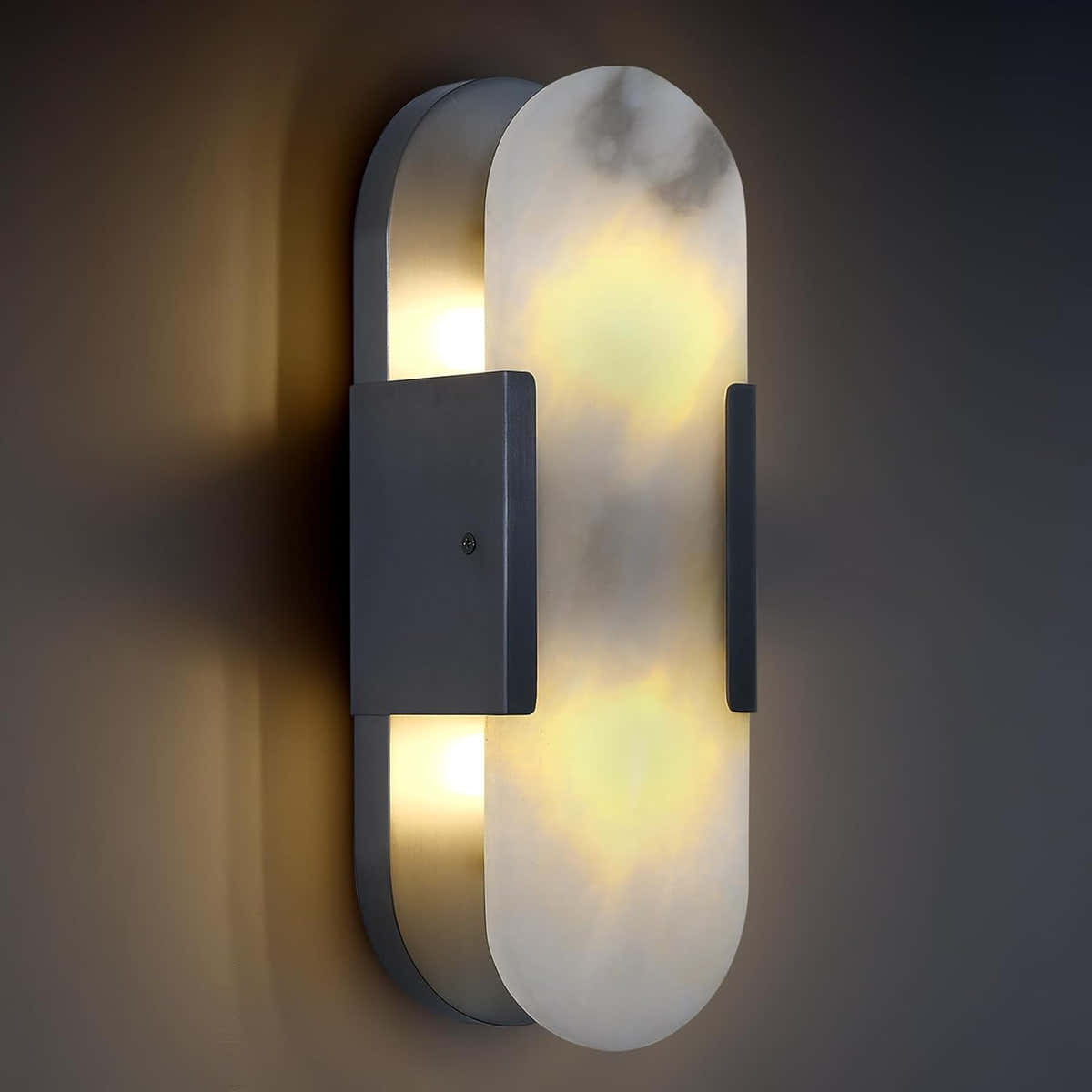 Trinidad Alabaster Wall Sconces 14" 20"