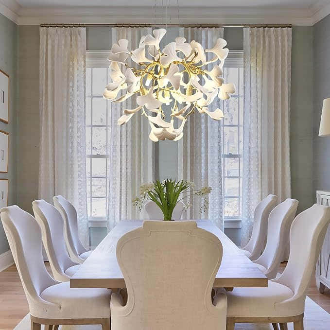 Ginkgo Round Chandelier 23.6''