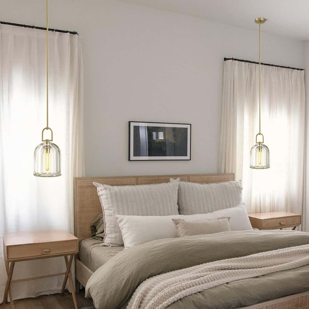 Modern Crystal Pendant Lights Kitchen Island