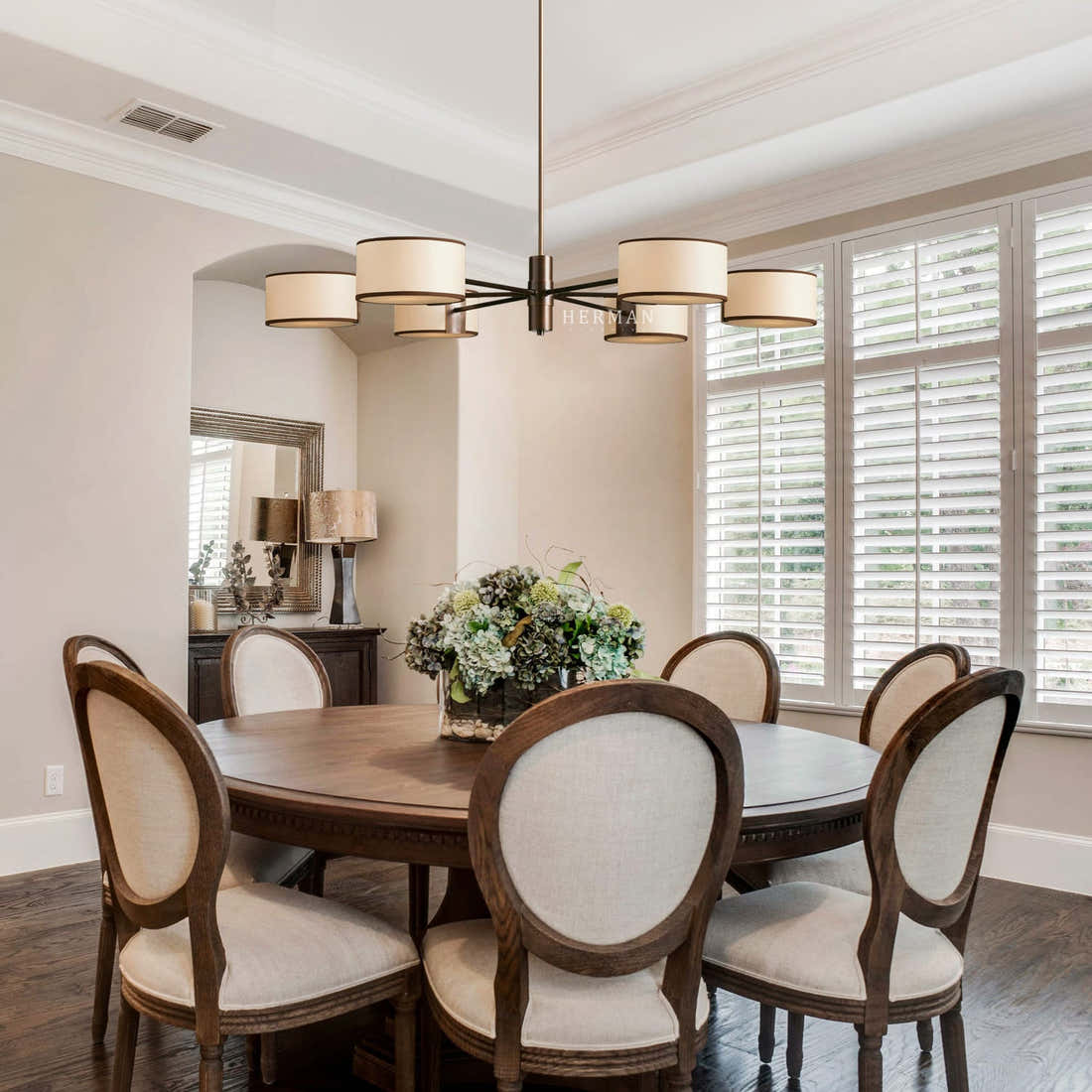 Daphne Round Chandelier 48" 60"