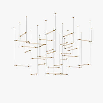 Crystal Grid Customize Chandelier