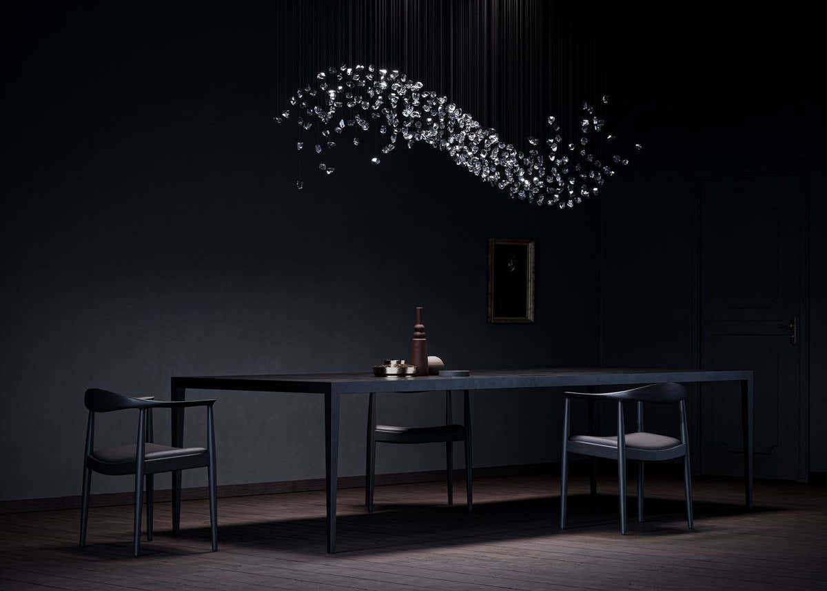 Raw Crystal Customize Chandelier