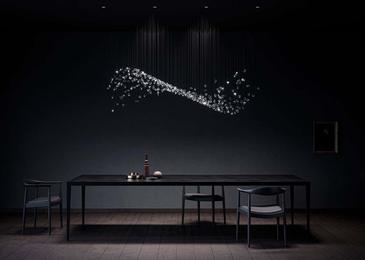 Raw Crystal Customize Chandelier