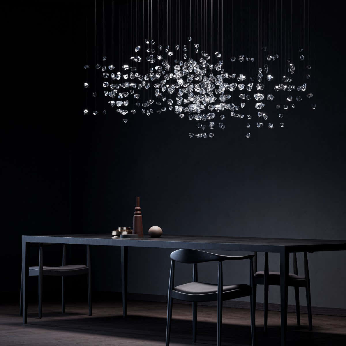 Raw Crystal Customize Chandelier