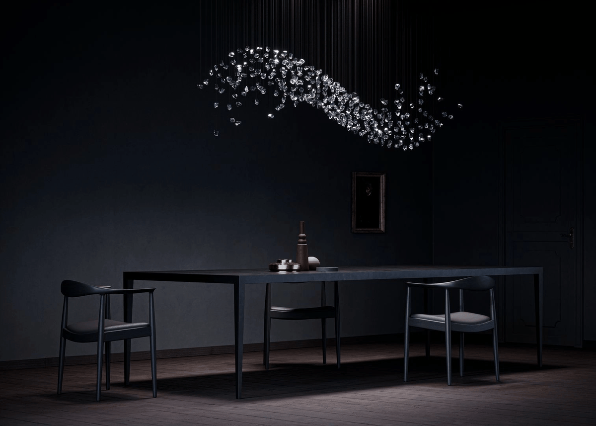 Raw Crystal Customize Chandelier