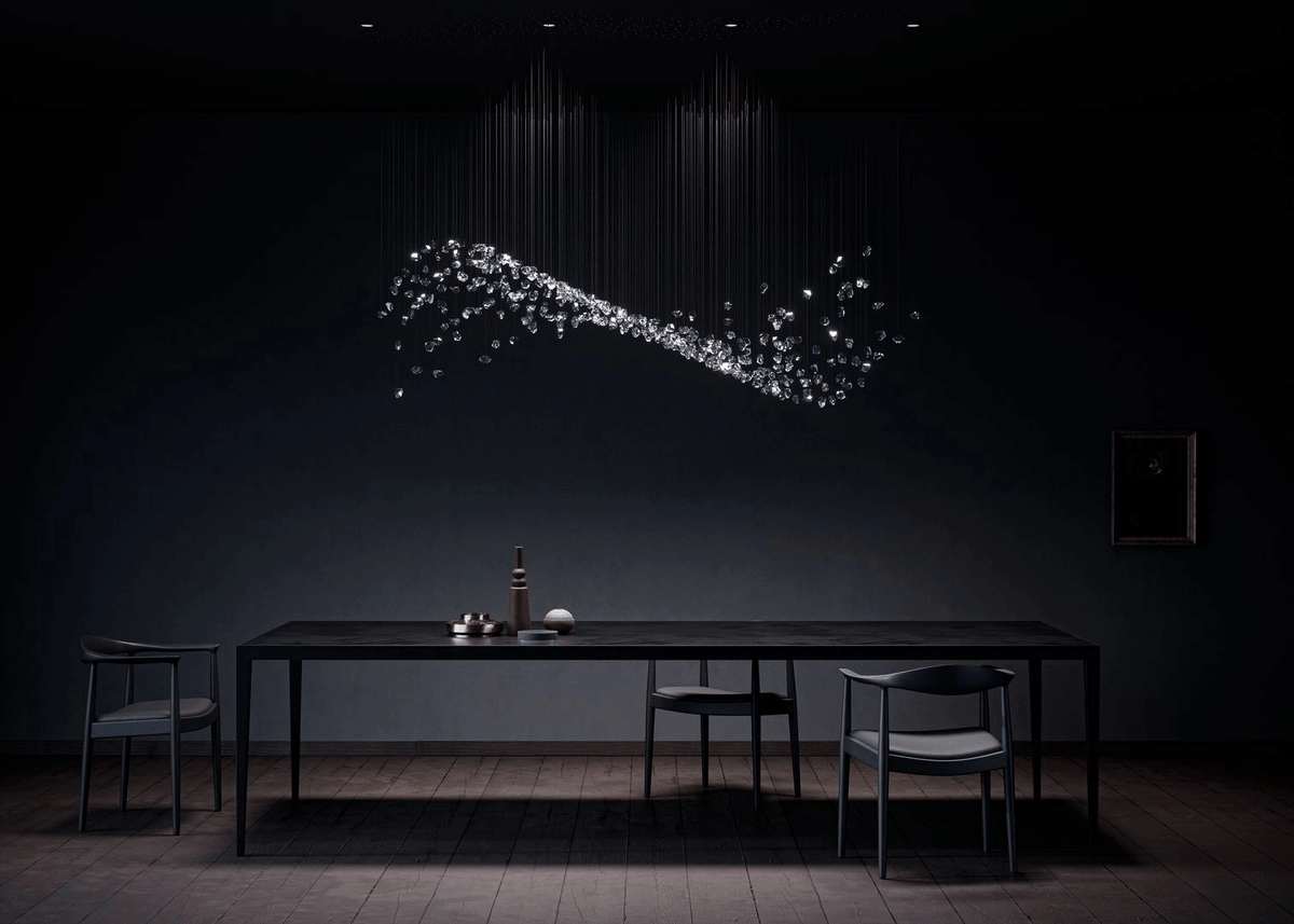Raw Crystal Customize Chandelier