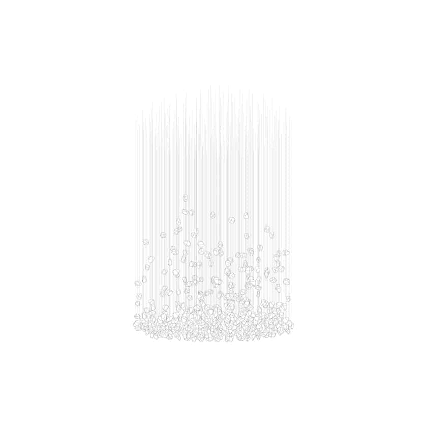 Raw Crystal Customize Chandelier