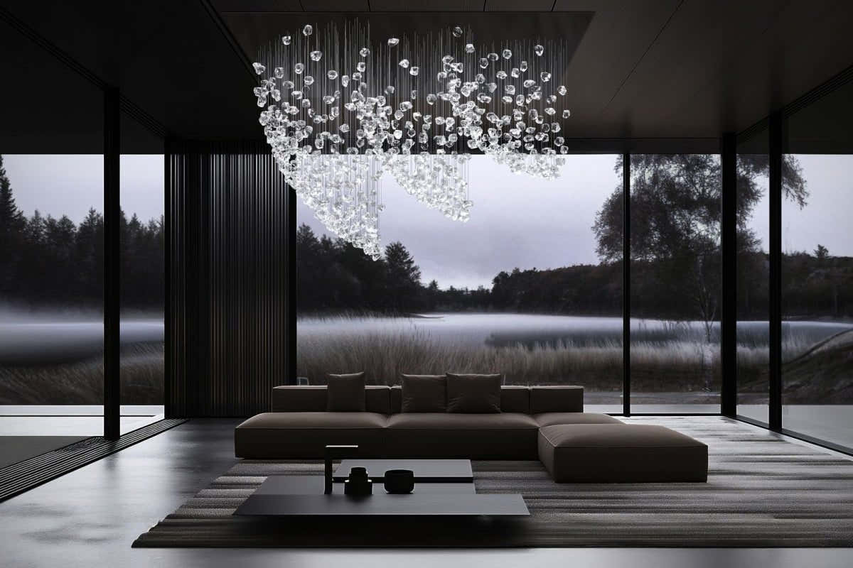 Raw Crystal Customize Chandelier