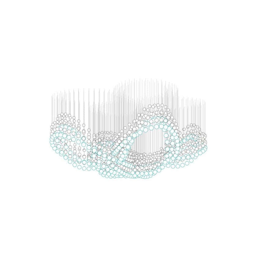 Pearl Curtain Customize Chandelier