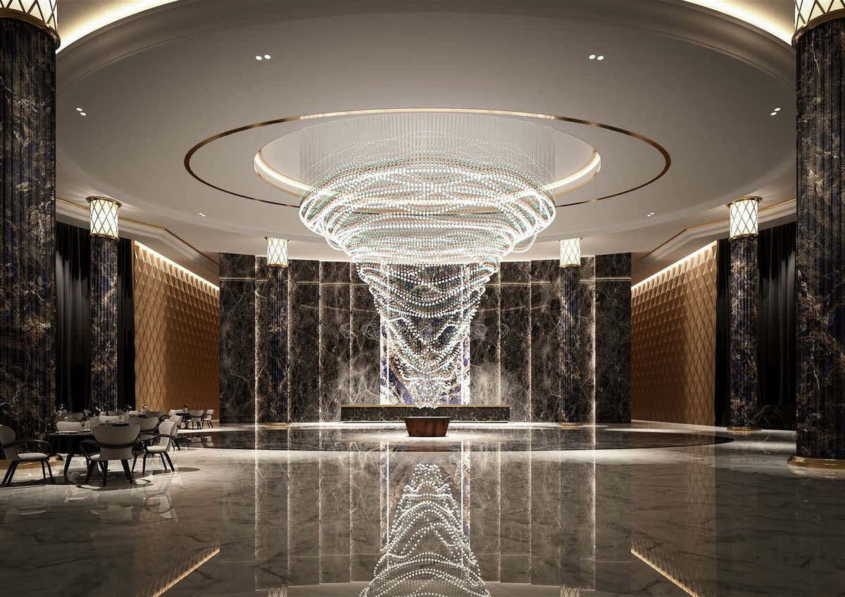 Pearl Curtain Customize Chandelier