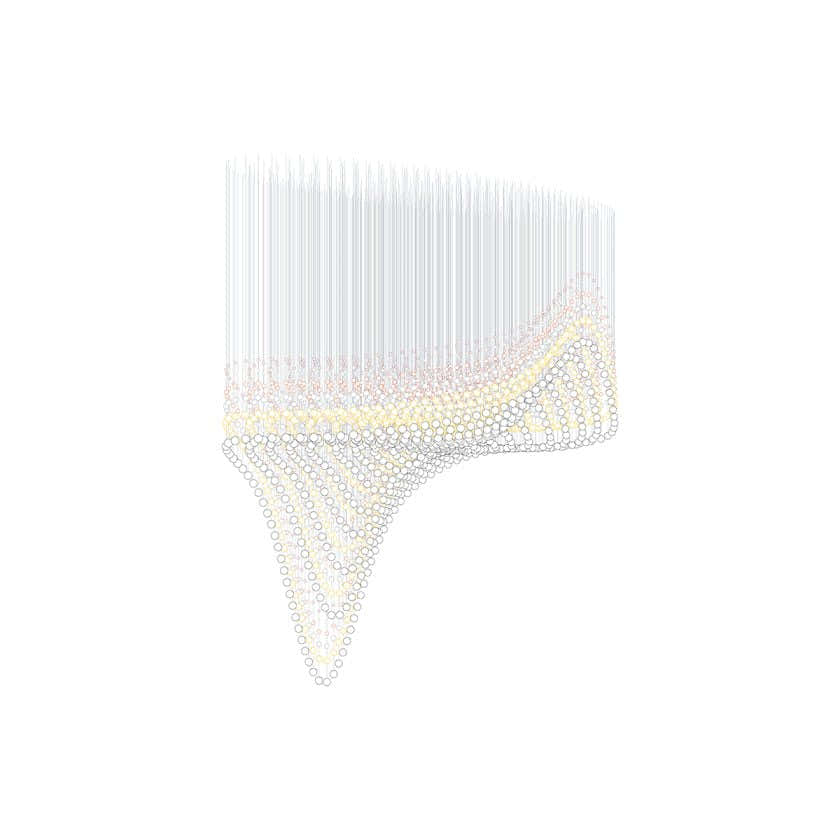 Pearl Curtain Customize Chandelier