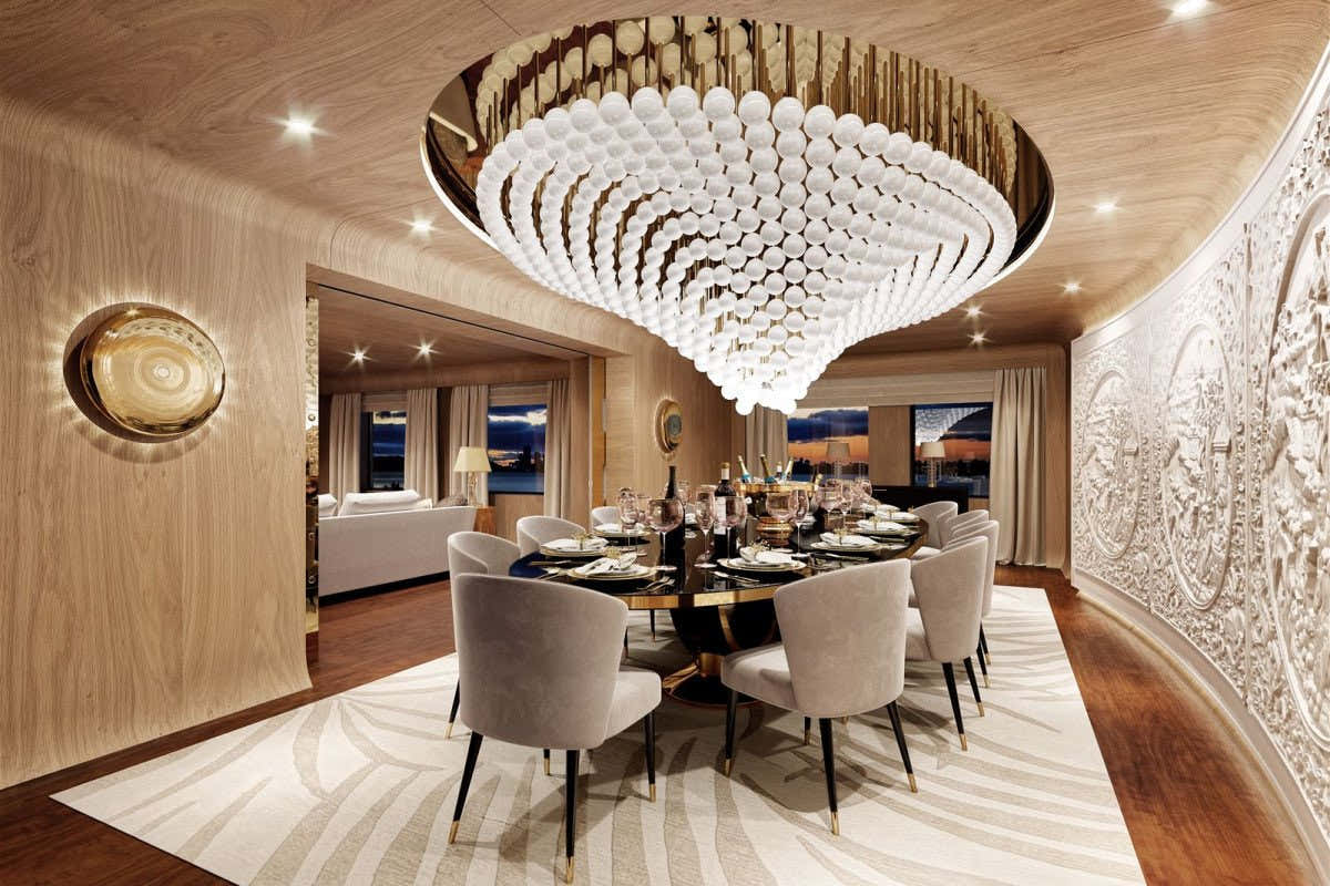 Pearl Wave Customize Chandelier