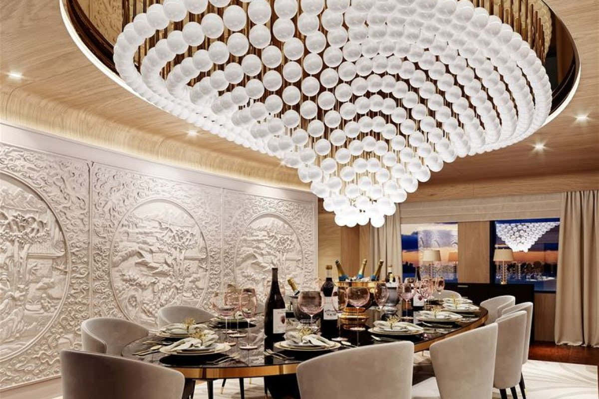 Pearl Wave Customize Chandelier