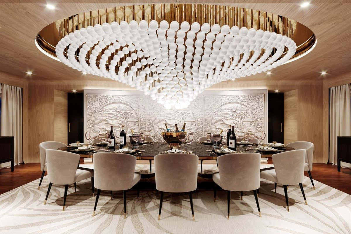 Pearl Wave Customize Chandelier