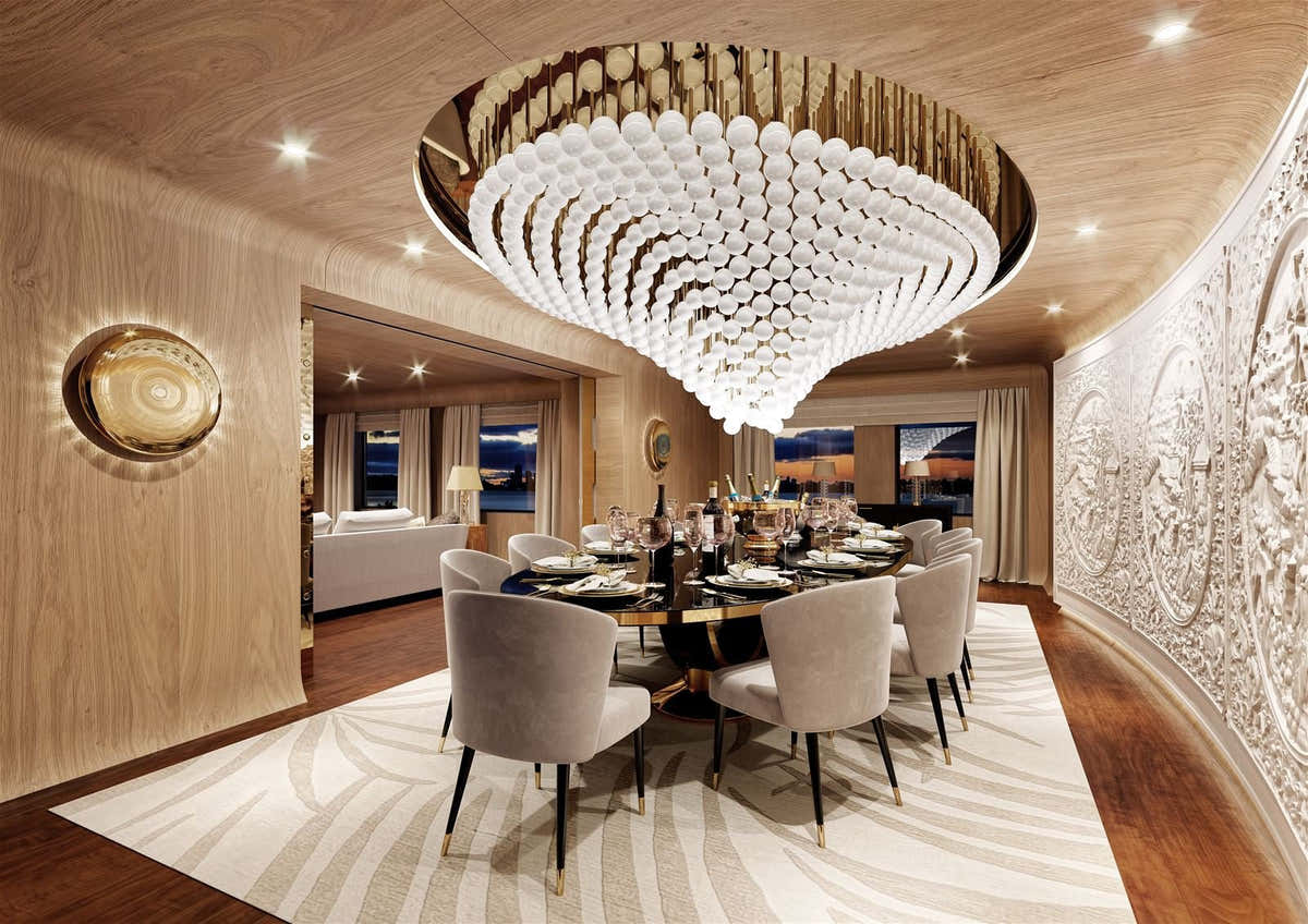 Pearl Wave Customize Chandelier