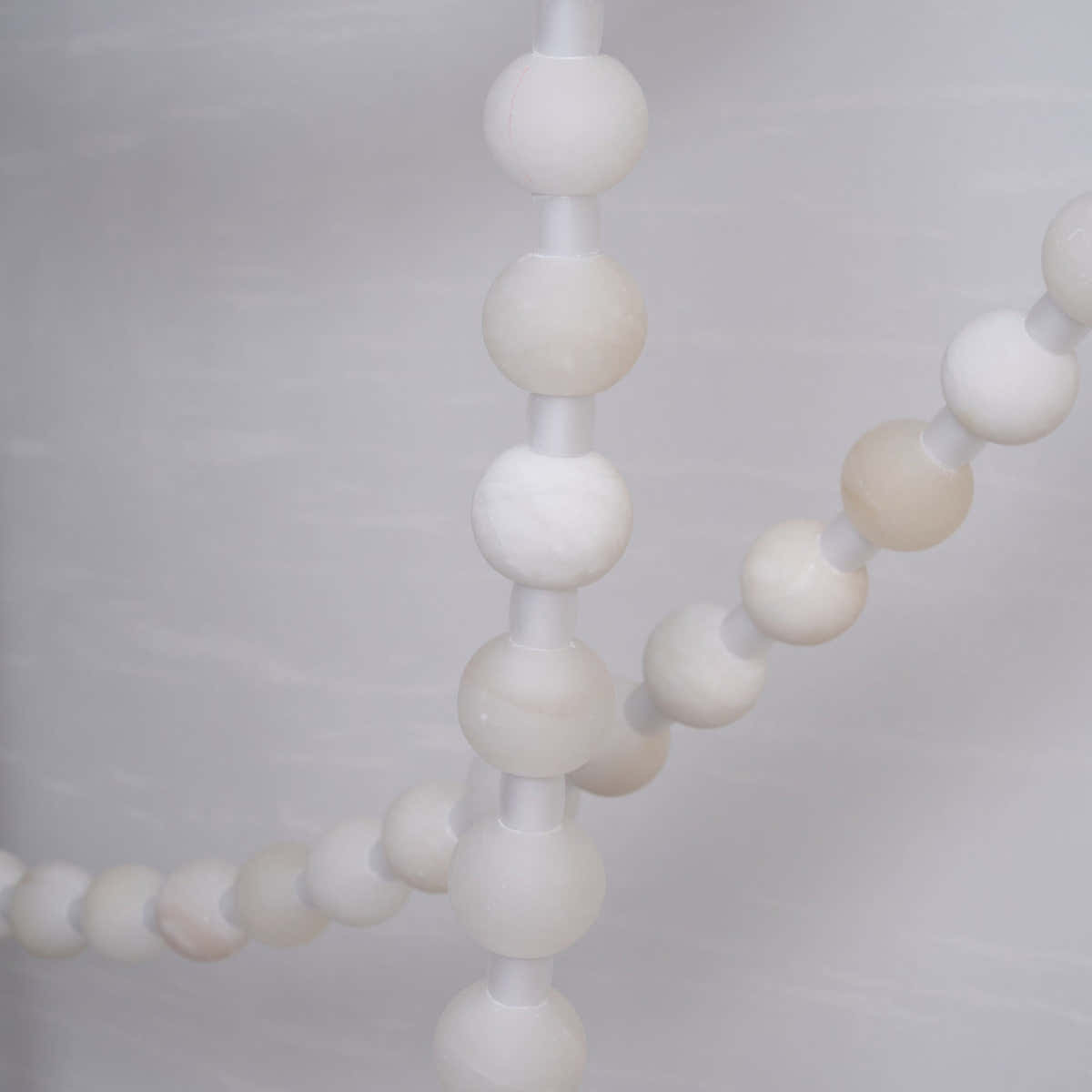 Alabaster Pearl Necklace Chandelier