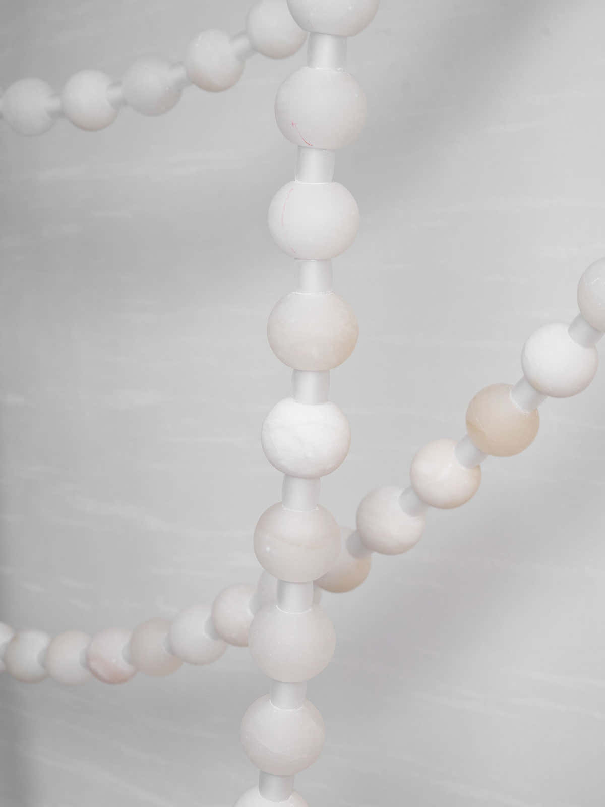 Alabaster Pearl Necklace Chandelier
