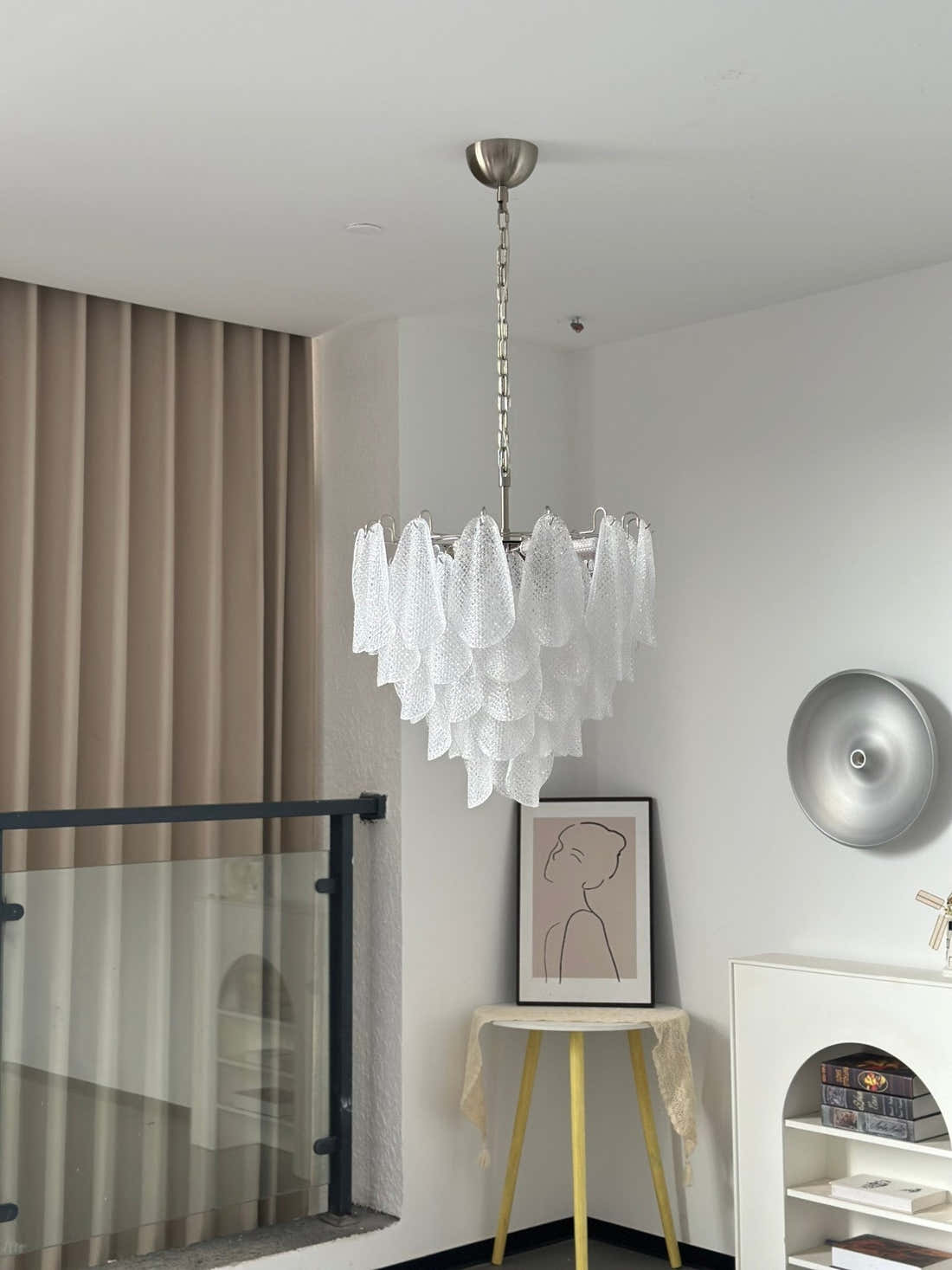 Murano Glass Teardrop Chandelier