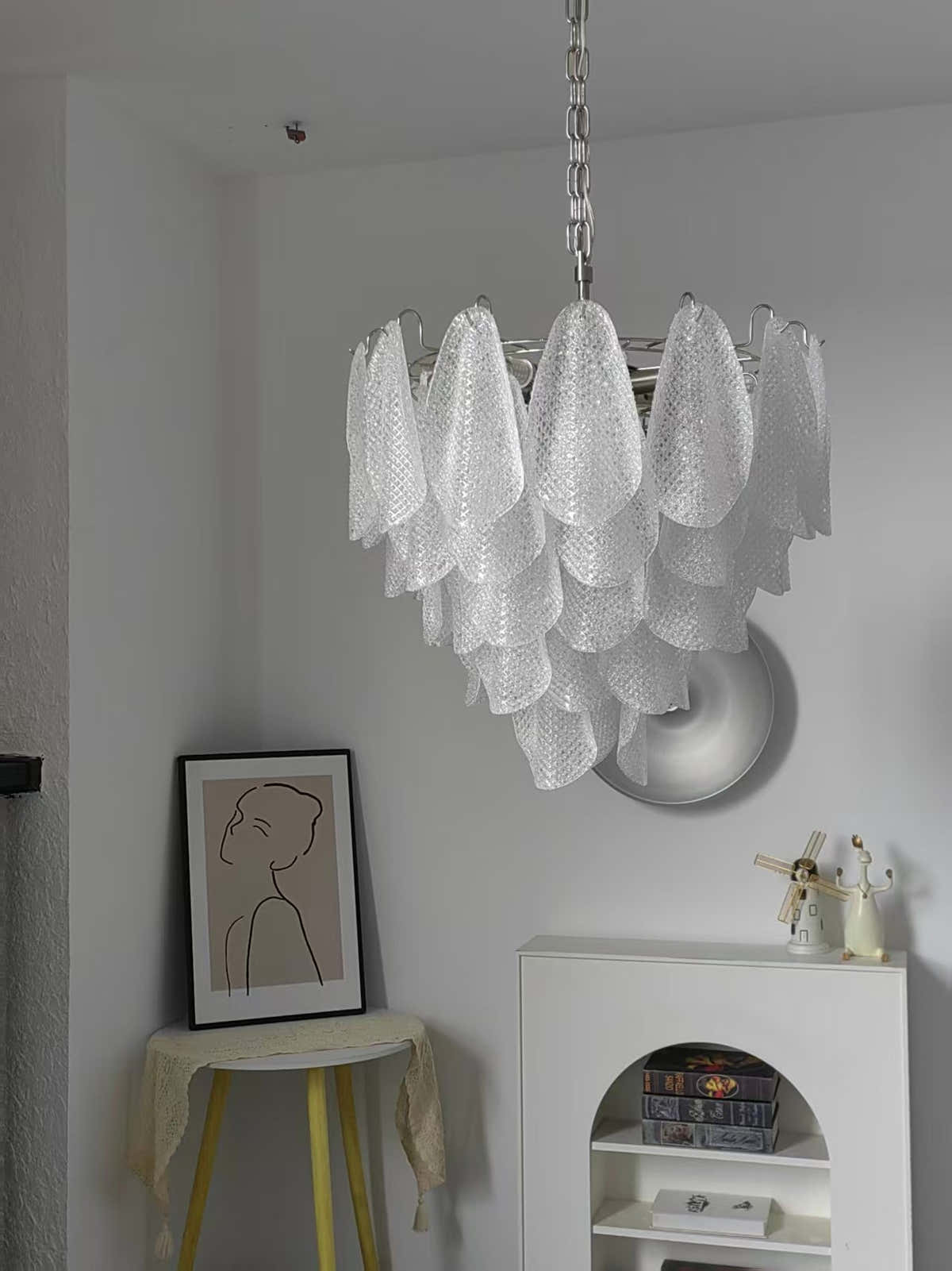 Murano Glass Teardrop Chandelier