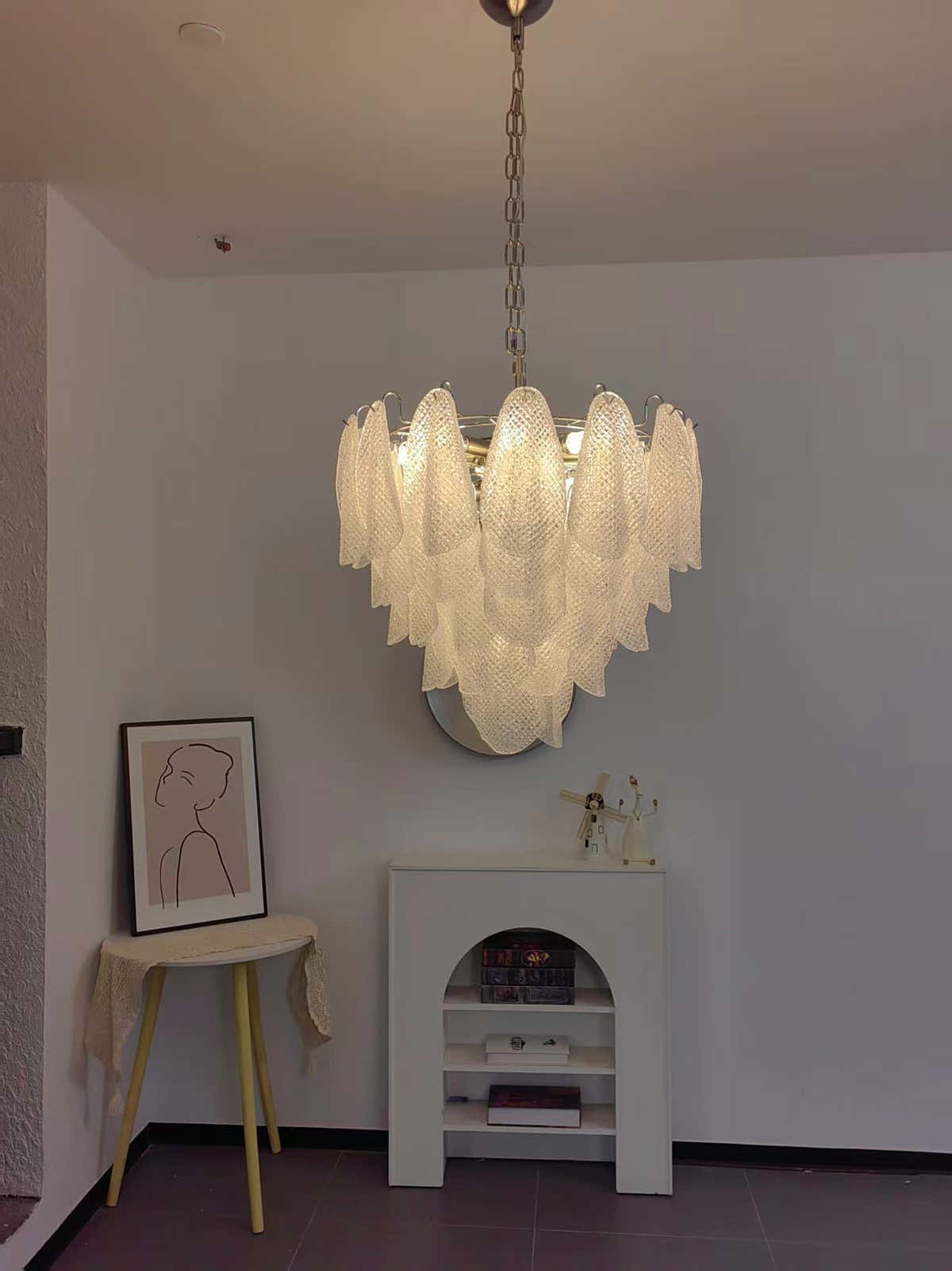 Murano Glass Teardrop Chandelier