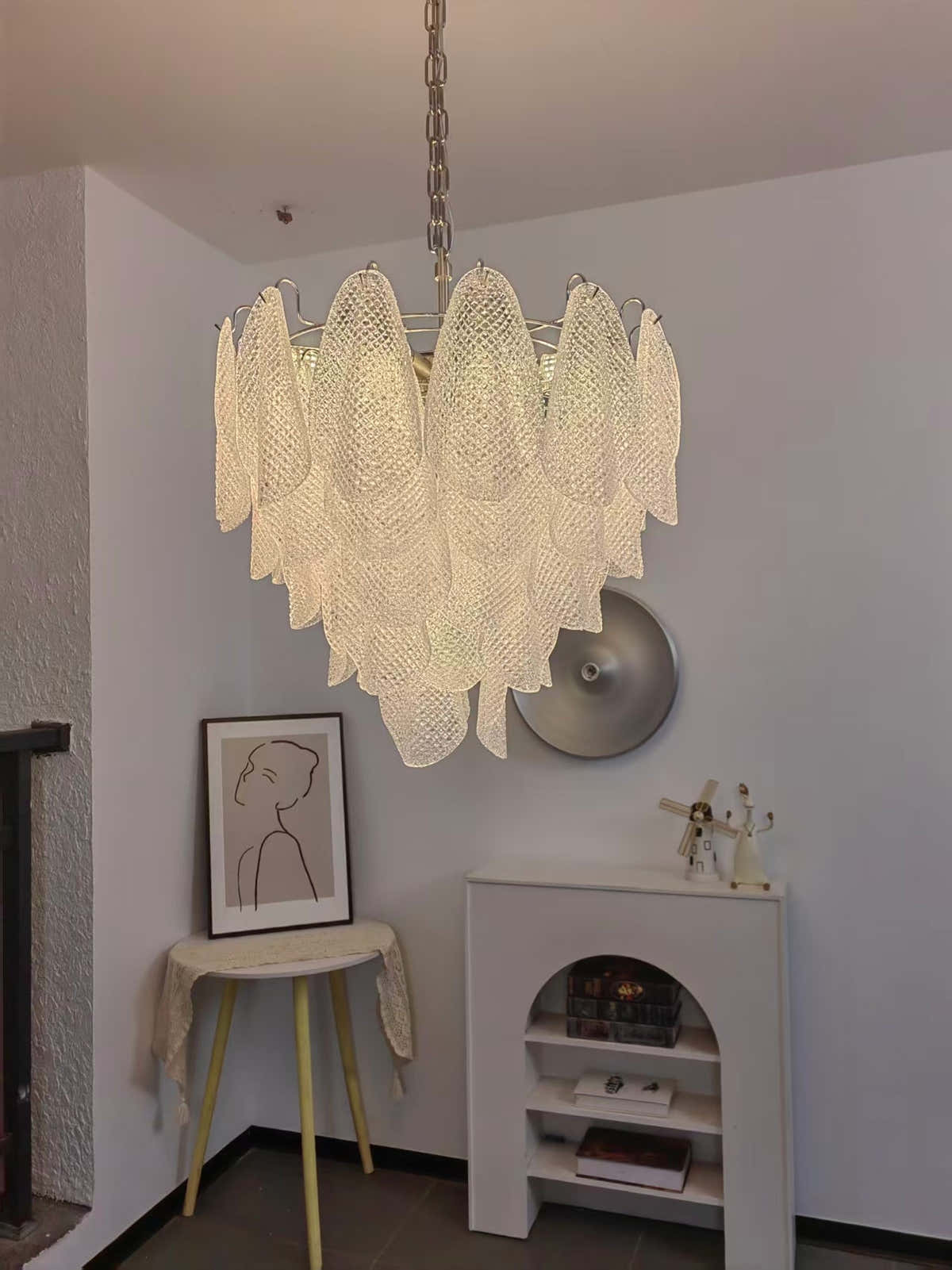Murano Glass Teardrop Chandelier