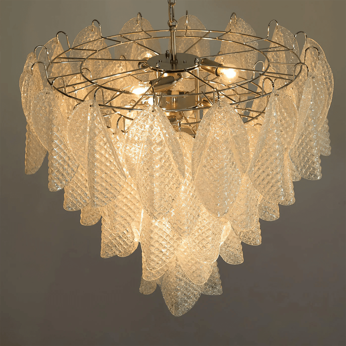 Murano Glass Teardrop Chandelier