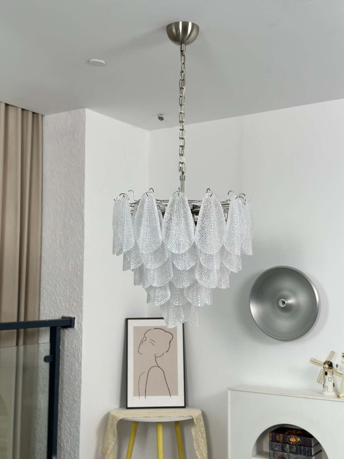 Murano Glass Teardrop Chandelier