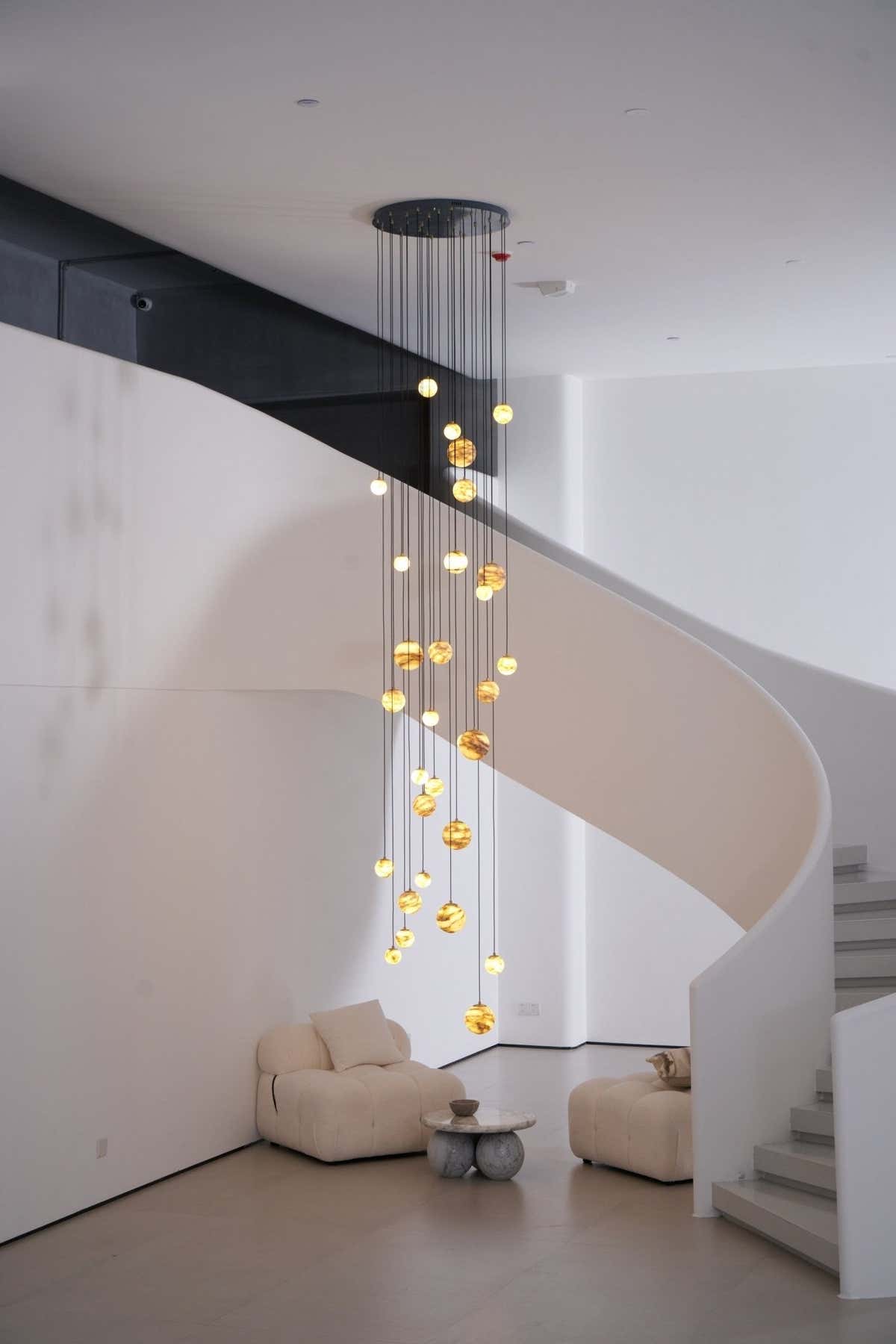 Sultana Alabaster Cluster Chandelier