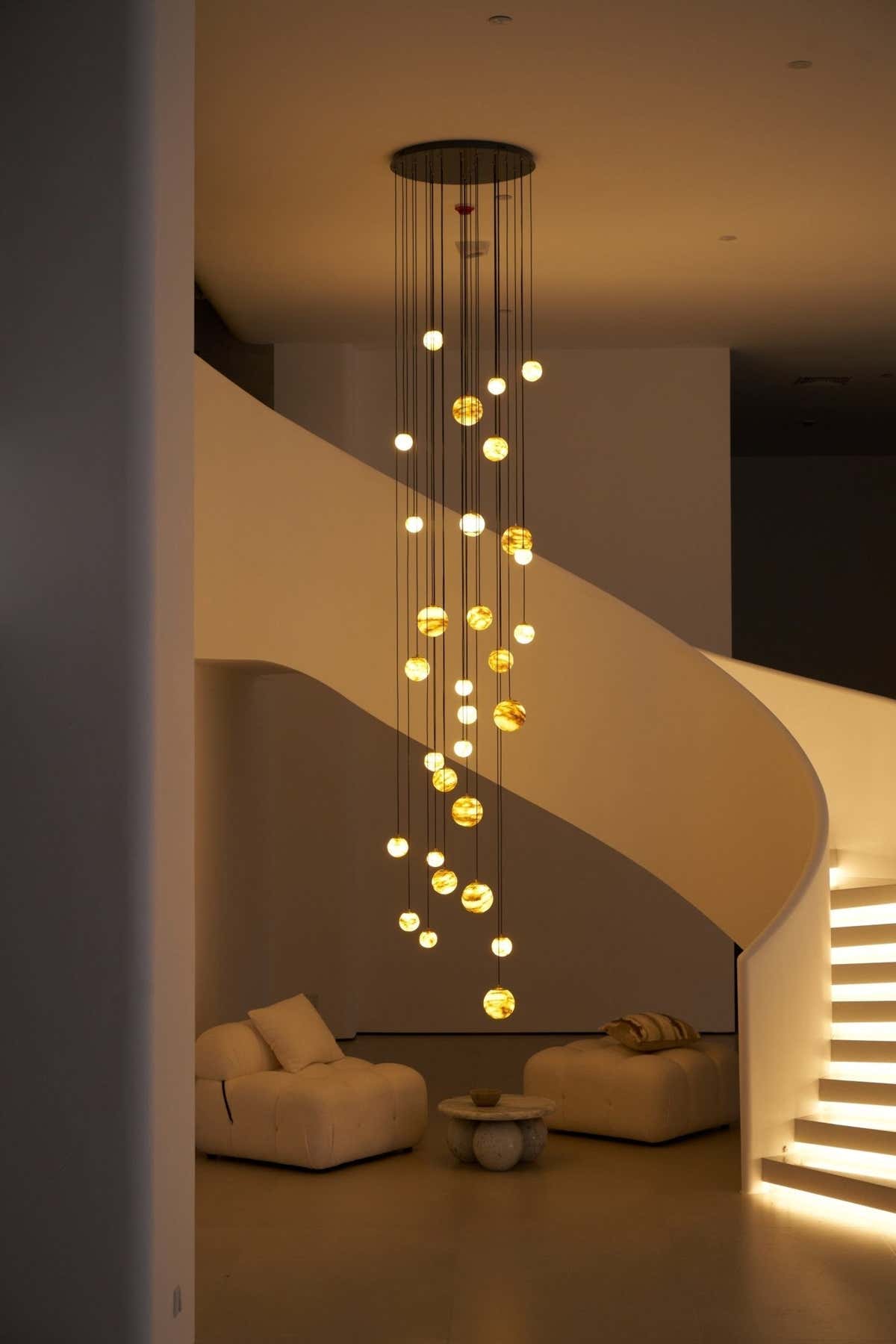 Sultana Alabaster Cluster Chandelier