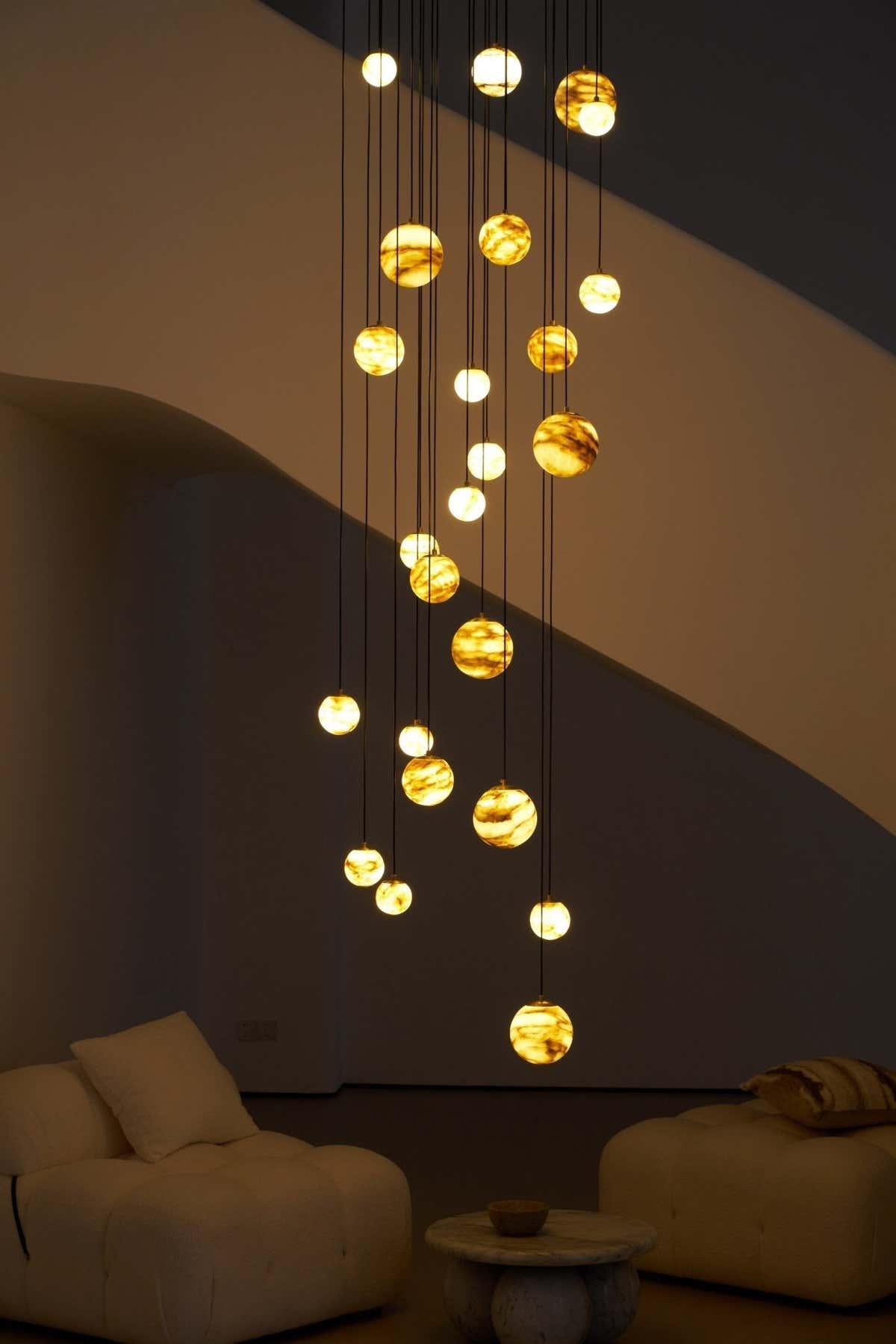 Sultana Alabaster Cluster Chandelier