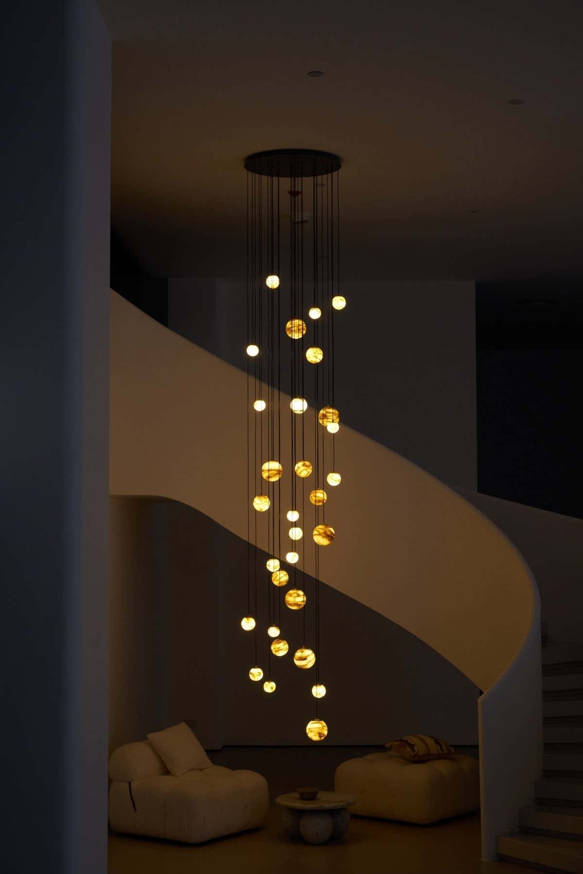 Sultana Alabaster Cluster Chandelier