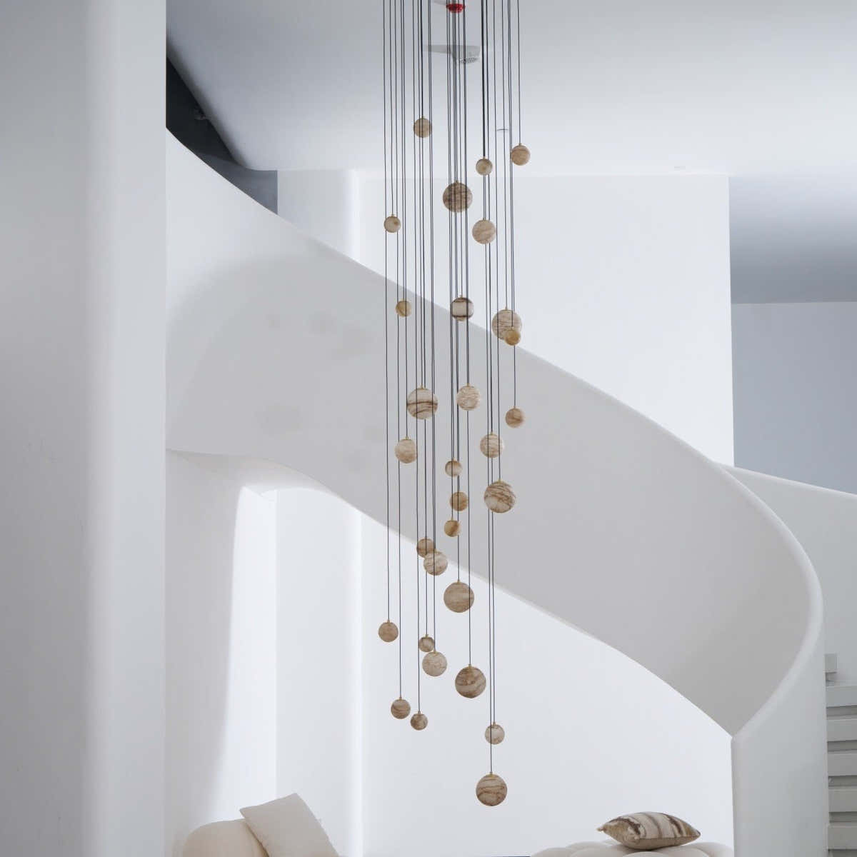 Sultana Alabaster Cluster Chandelier