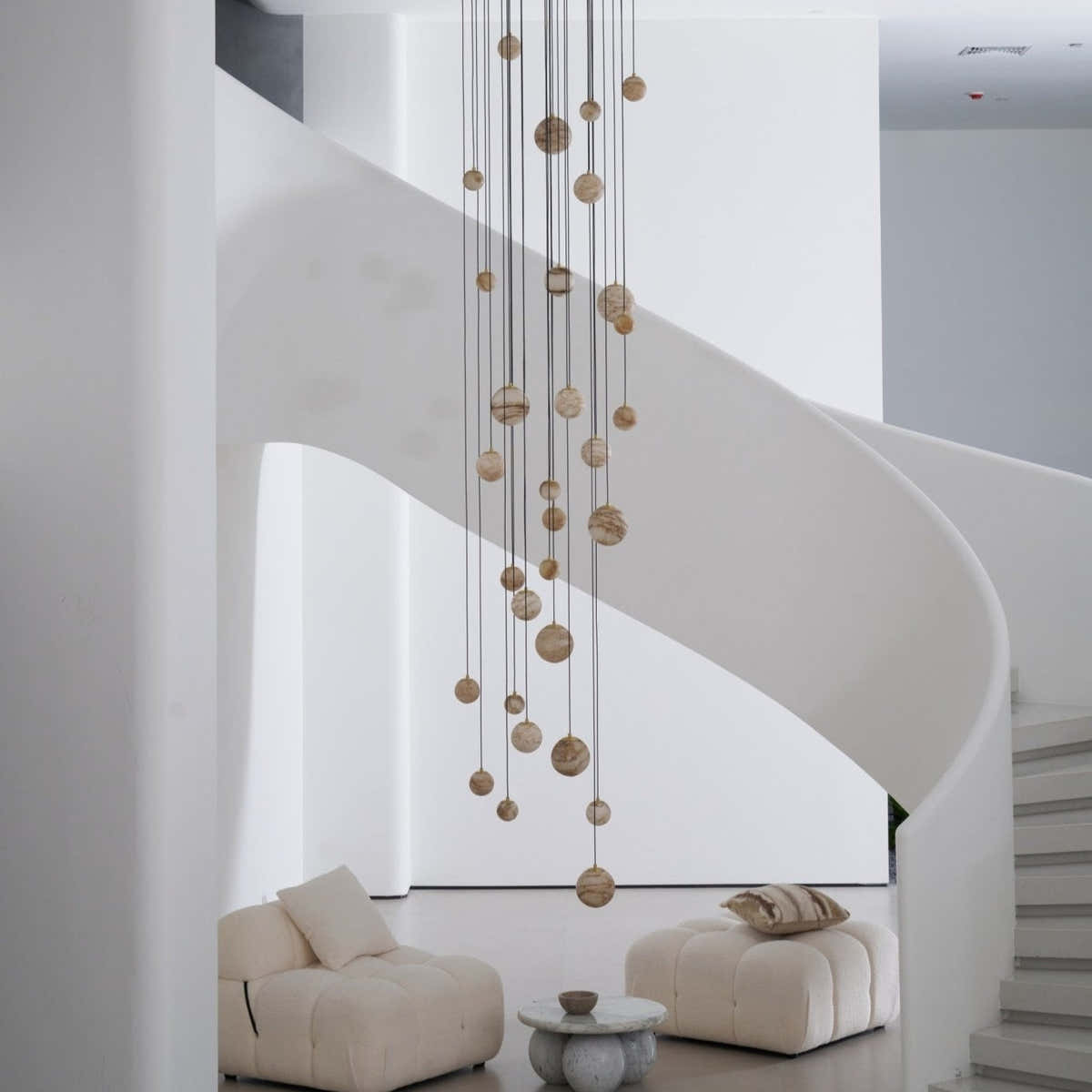 Sultana Alabaster Cluster Chandelier