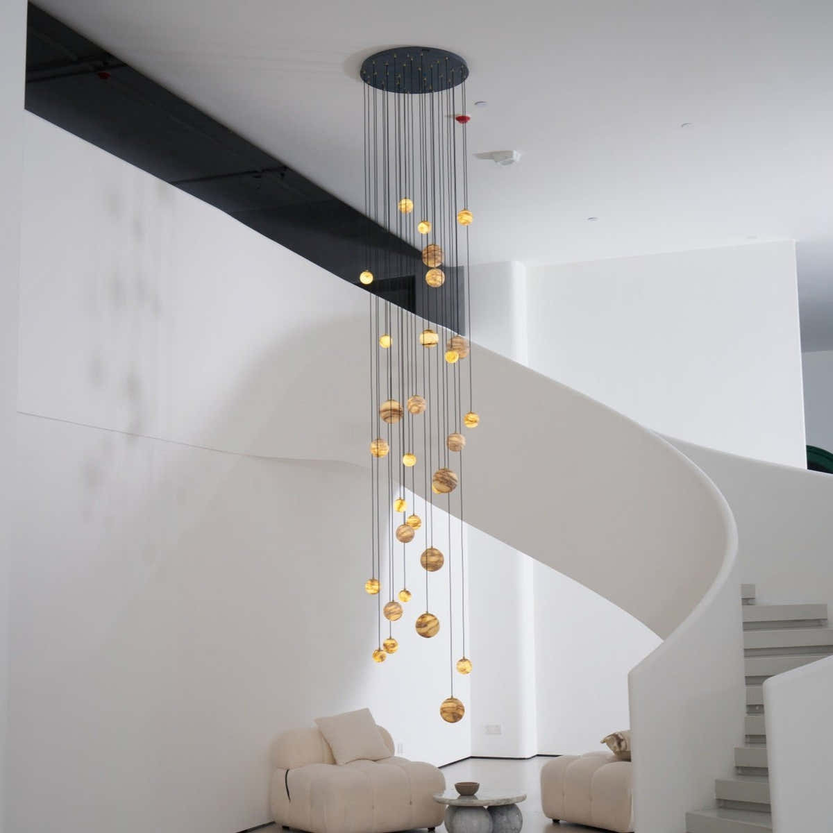 Sultana Alabaster Cluster Chandelier