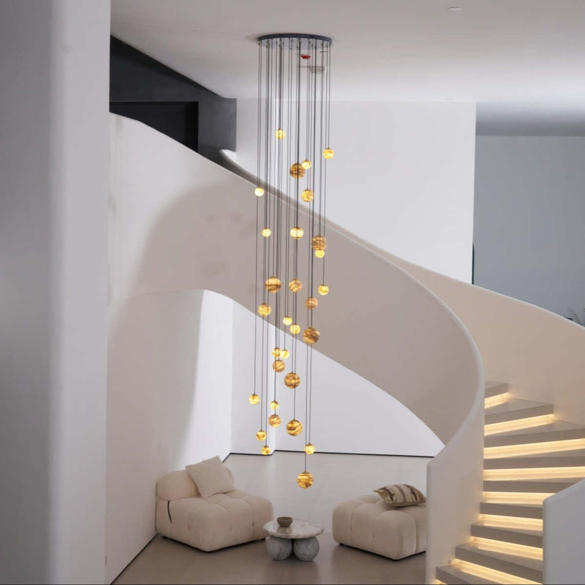 Sultana Alabaster Cluster Chandelier