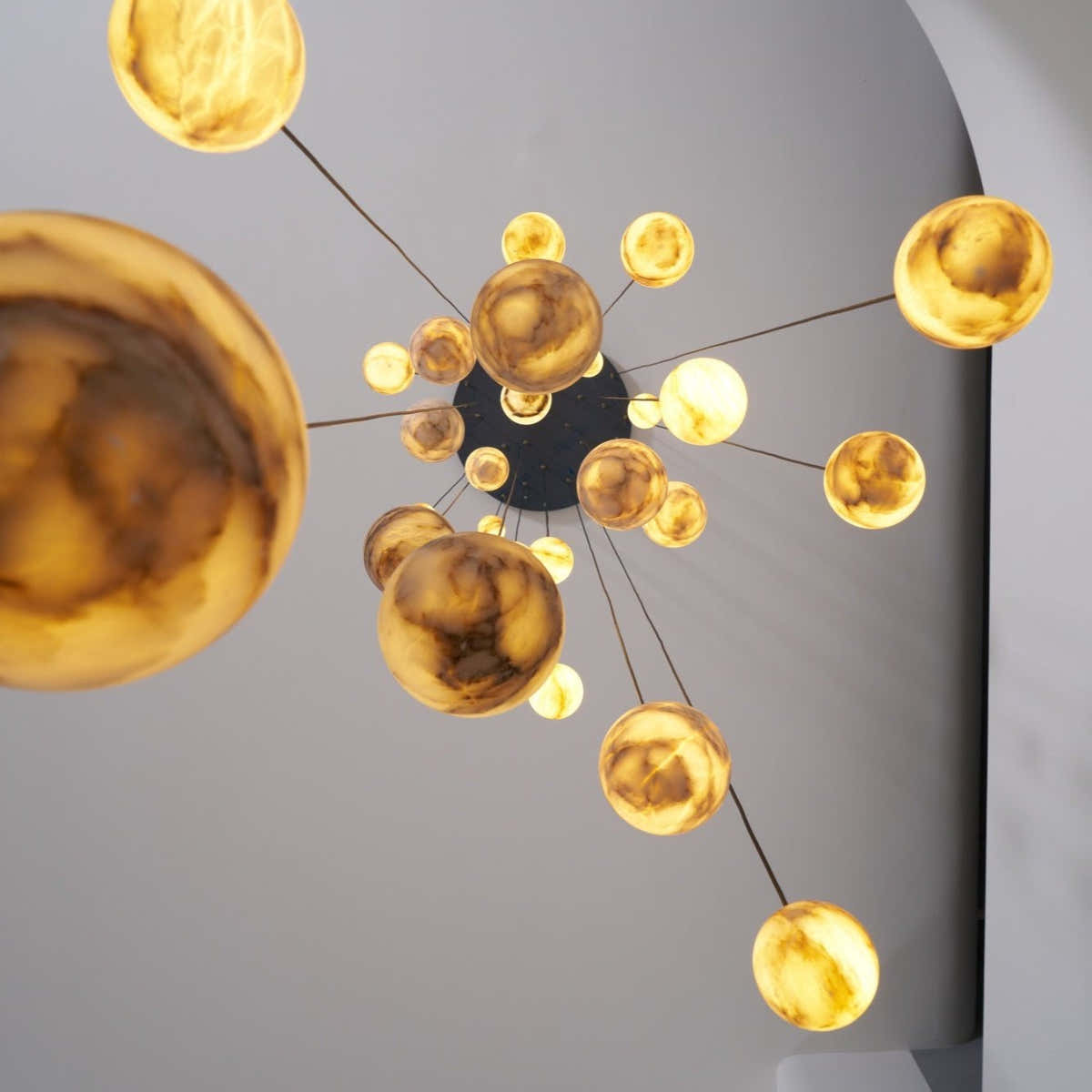 Sultana Alabaster Cluster Chandelier