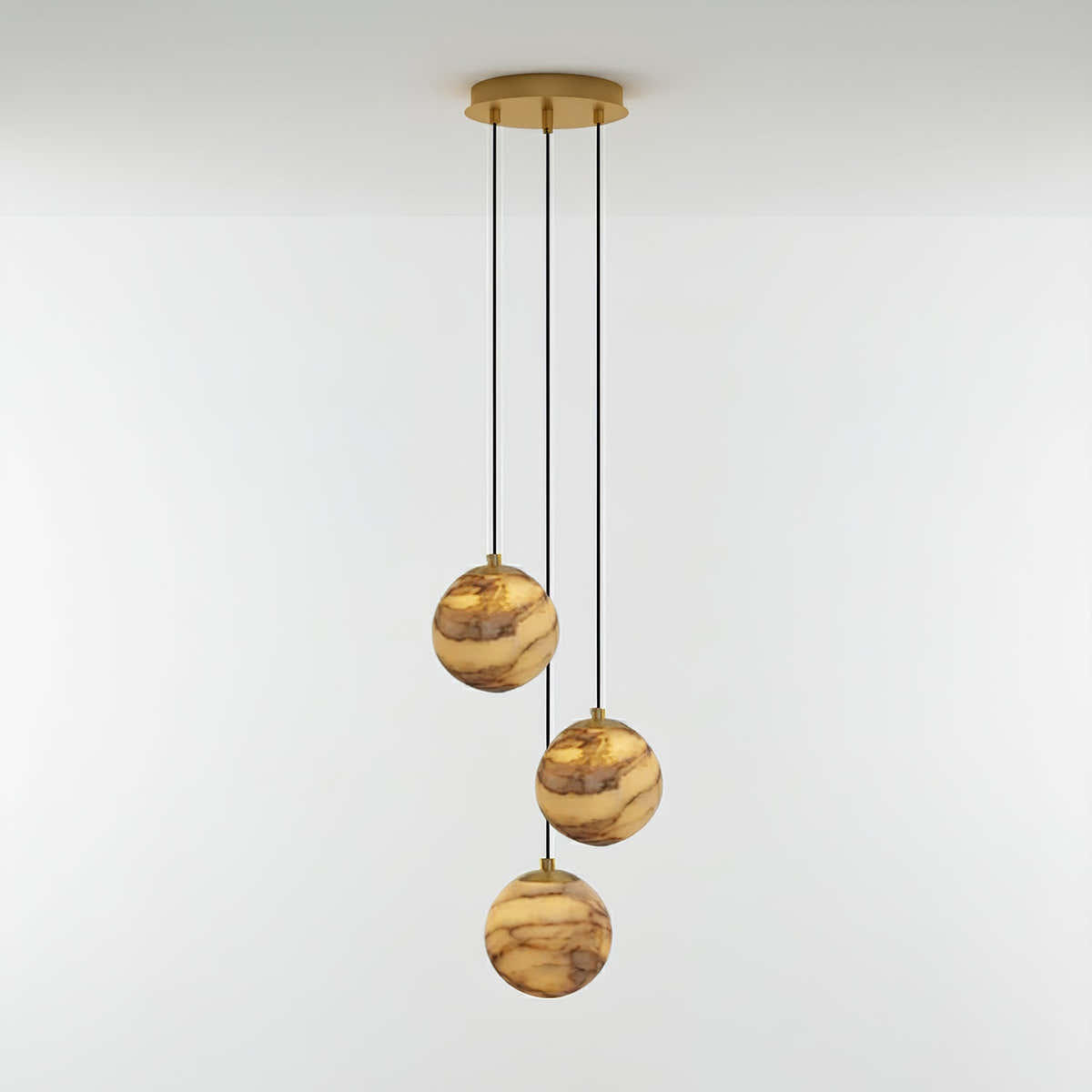 Sultana Alabaster Cluster Chandelier