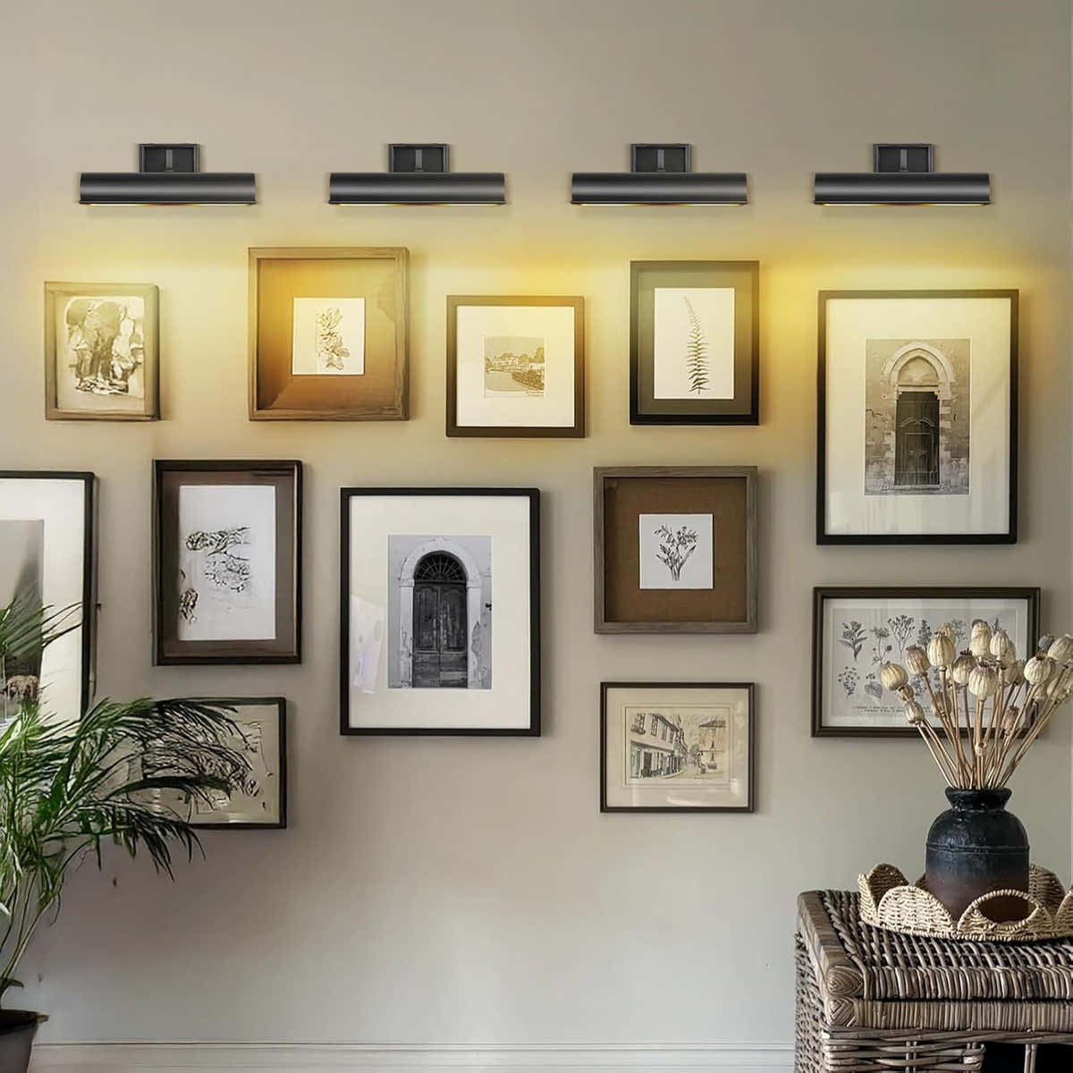 Modern 12in Picture Lights for Wall Hardwired