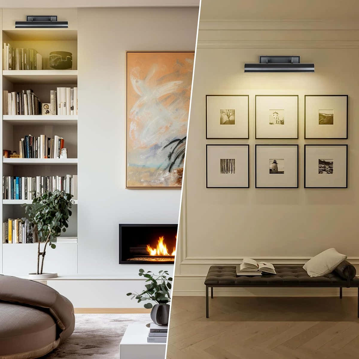 Modern 12in Picture Lights for Wall Hardwired