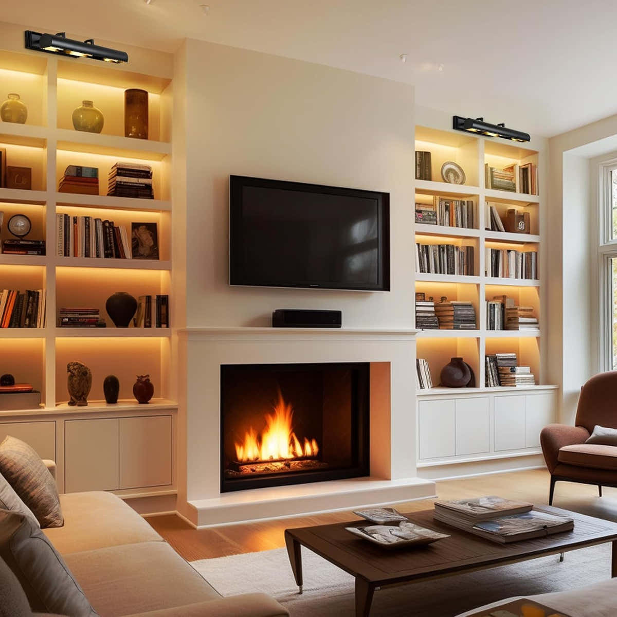 Modern 12in Picture Lights for Wall Hardwired