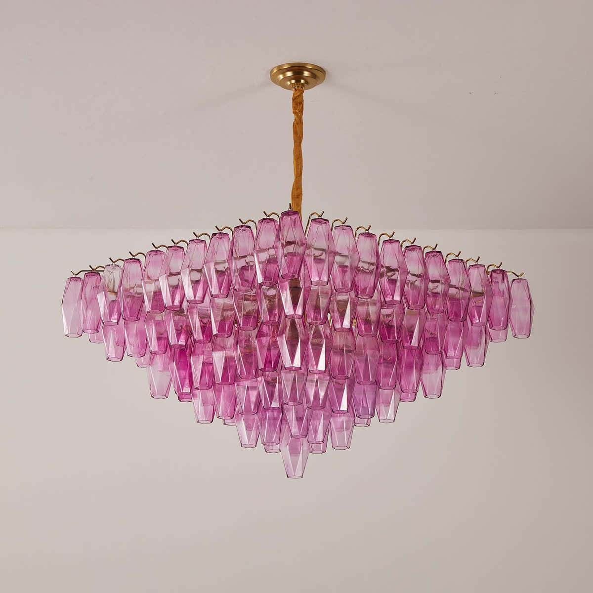 Fuchsia Prism Empire Chandelier